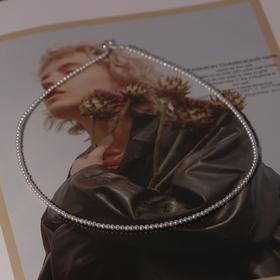 甄珠贝 精品mini珠项链 2-3mm chao亮的珠光 海外进口纯银弹簧扣