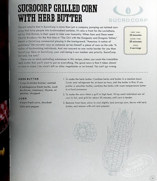 【中商原版】 美剧 邪恶力量 官方食谱 英文原版 Supernatural: The Official Cookbook Julie Tremaine Jessica Torres 商品图7
