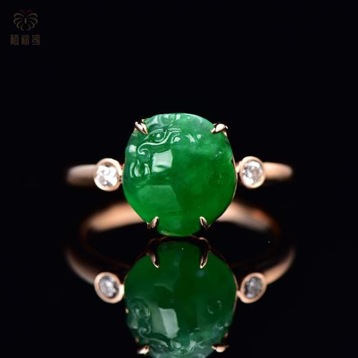 【招财】金蟾满绿戒指  JZ12308035 商品图2