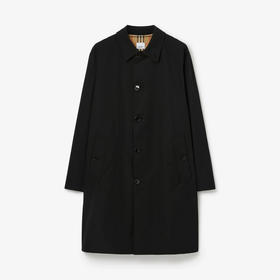BURBERRY 巴宝莉 男士棉质华达呢大衣 黑色 8070984 A1189