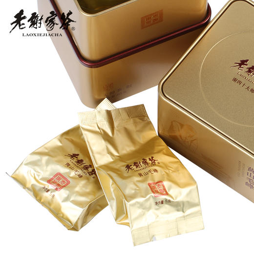 老谢家茶 黄山毛峰 谢四十大师茶创字礼盒 130g 商品图3