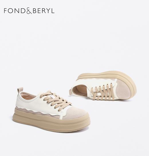 菲伯丽尔简约柔美休闲圆头松糕底板鞋FB33112059 商品图4