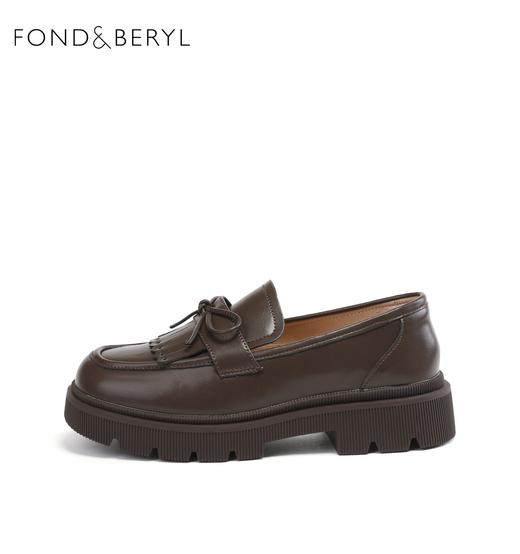 菲伯丽尔英伦风流苏舒适厚底乐福鞋FB33111049 商品图4