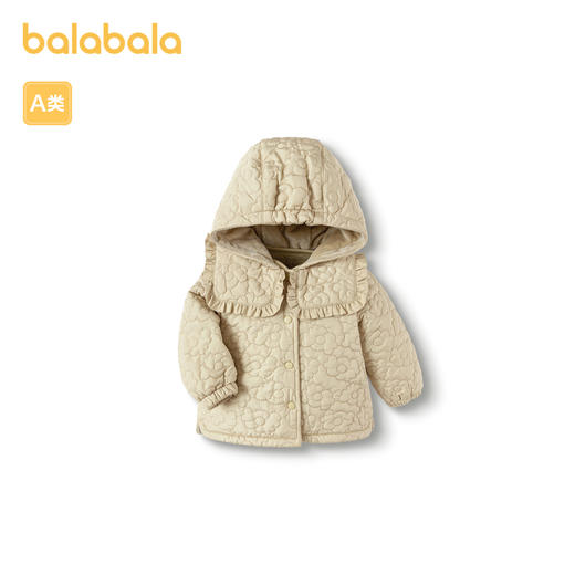 巴拉巴拉儿童棉服新款婴儿棉袄冬装保暖女童棉衣保暖甜美法式 商品图4