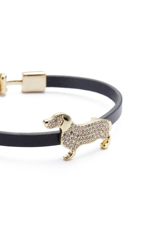 SUMMER & SAGE 动物造型缀饰真皮手圈 6276 商品图2