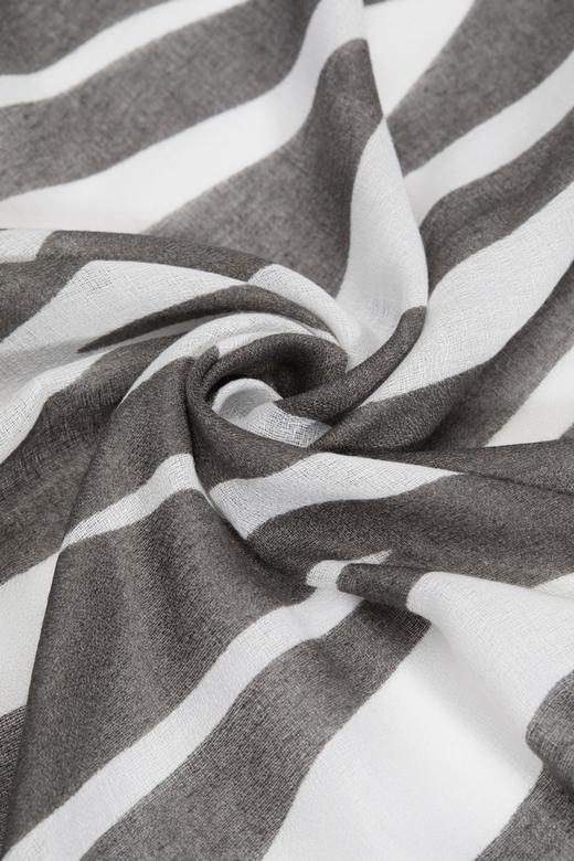 SUMMER & SAGE 斑马纹拼色围巾 7699 商品图1