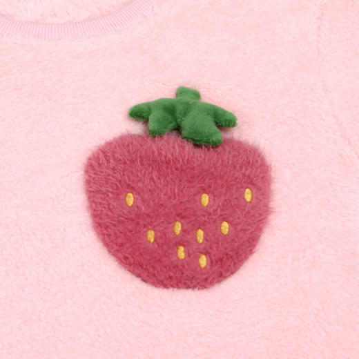 都市丽人眯雅佳长毛绒童装法兰绒厚款长袖长裤类家居服套装JH32B1 商品图6