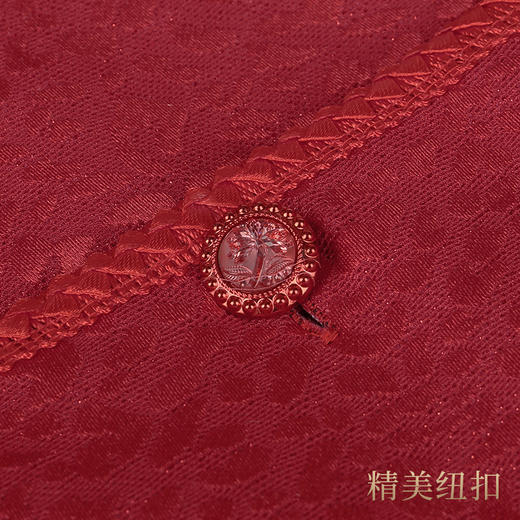 天福-梅花纹枣红-女现代装 商品图9