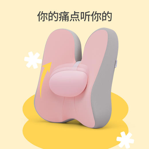 佳奥马卡龙蝶形靠垫腰垫办公车用腰靠护腰靠背垫子 商品图5