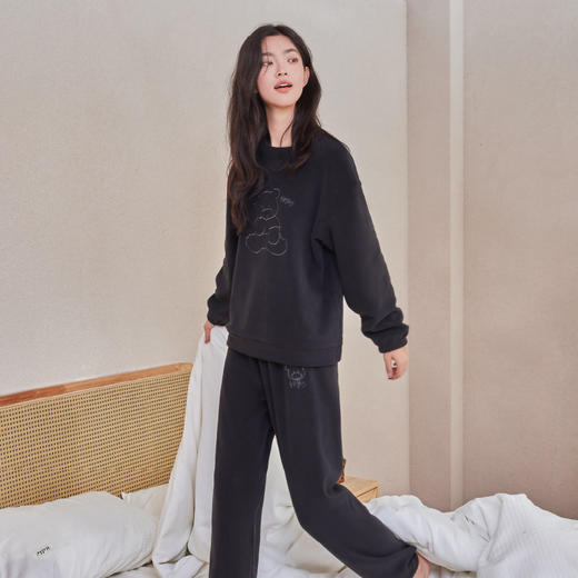 【小熊香香套装】新款睡衣套装  秋冬保暖家居服  加绒加厚 商品图5