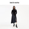 [断码]lost in echo设计师品牌尖头牛皮粗跟阔筒踝靴切尔西靴通勤短靴女 商品缩略图1