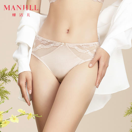 熳洁儿 商场同款女士配套内裤中低腰蕾丝23702218 商品图1