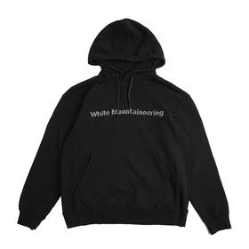 White Mountaineering 白山 十字绣刺绣LOGO连帽长袖卫衣