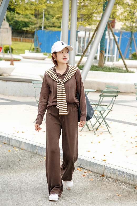 高腰抽绳直筒裤（特价商品不退不换） 商品图2