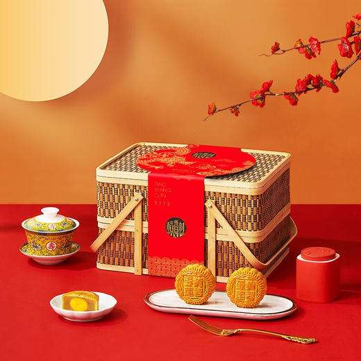 稻香村稻香福月竹篮礼盒850g 商品图1