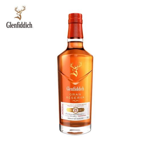 格兰菲迪 21年福鹿呈祥 单一麦芽威士忌700ml/1瓶 商品图1