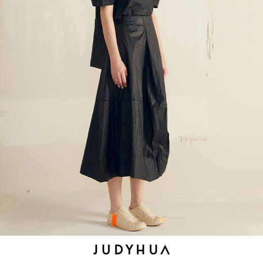 JUDYHUA 纸质⽴⽅体半裙 商品图1