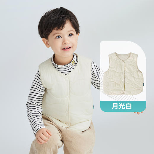 ibaby×outlast太空科技恒温防水宇航绒轻薄儿童马甲 婴幼儿棉背心秋冬外出内搭 商品图7