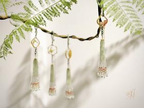 三生石梅兰竹菊国风服饰押襟