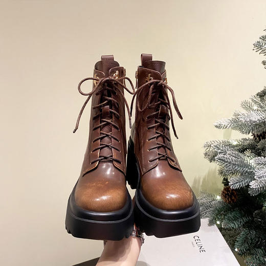 时尚个性，厚底防水台高跟绑带短靴YS-CA2963 商品图10