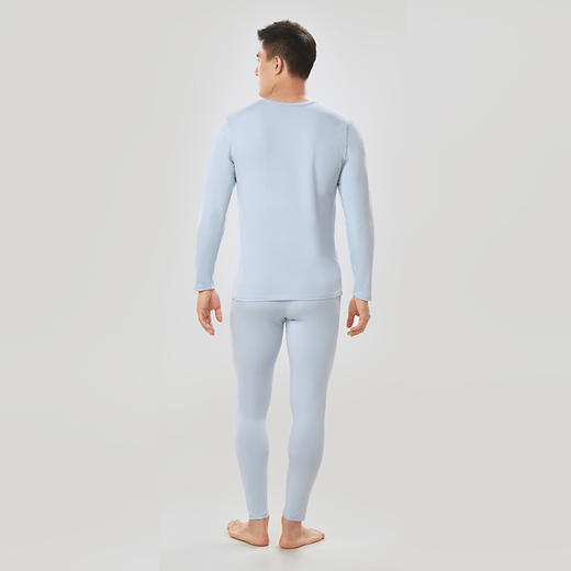 都市丽人都市锋尚轻暖保暖内衣男5至15度适穿棉拉架棉质保暖衣薄款套装秋衣秋裤FW39A3 商品图3