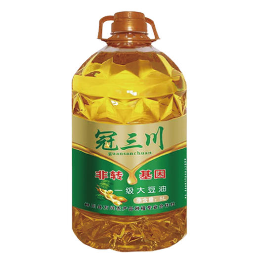 冠三川一级大豆油（非转基因)5L/桶*1 商品图2