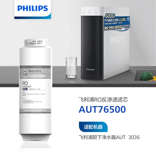 飞利浦（PHILIPS）Suez厨下净水器滤芯AUT765/00(RO)600G 适用：AUT3036 商品图0