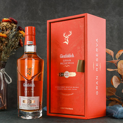 格兰菲迪 21年璀璨珍藏 单一麦芽苏格兰威士忌700ml/1瓶 商品图3
