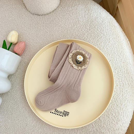 【秋冬新款！儿童连袜裤】纯色设计可开裆，方便穿脱。舒适柔软的面料，儿童打底裤lish 商品图8