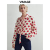 VIMAGE纬漫纪个性时尚印花宽松舒适系带雪纺上衣衬衫V1409005D 商品缩略图3