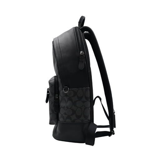 COACH 奥莱款大号男士PVC配皮双肩背包 商品图2