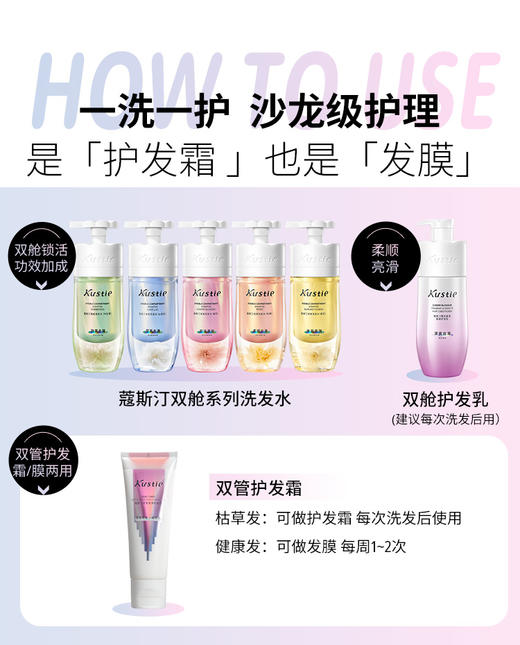 蔻斯汀双管柔滑护发霜100g+100g 商品图1