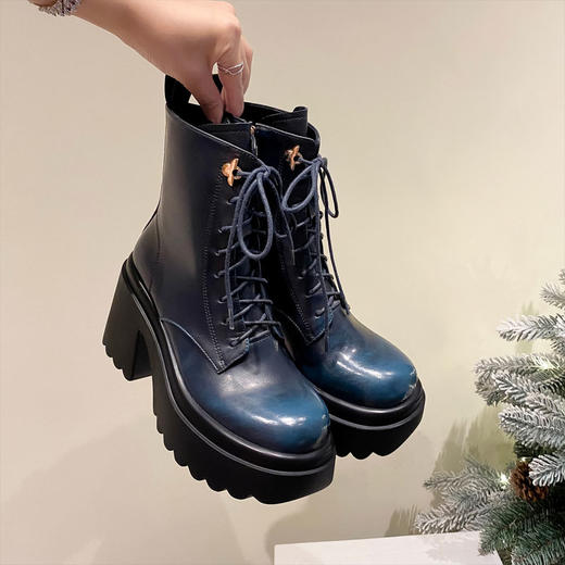 时尚个性，厚底防水台高跟绑带短靴YS-CA2963 商品图9