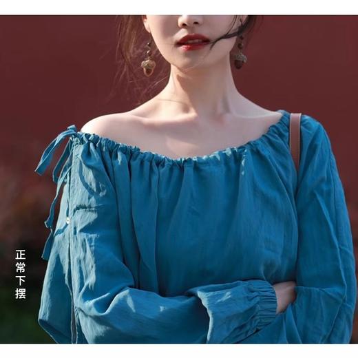 裁缝学苑AS113 露肩上衣一字肩小衫纸样女装衬衫做衣服打版裁剪板 商品图1