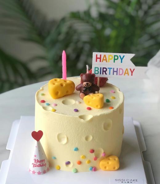 【优品系列】---含翻糖【“芝士块”小熊】 商品图0