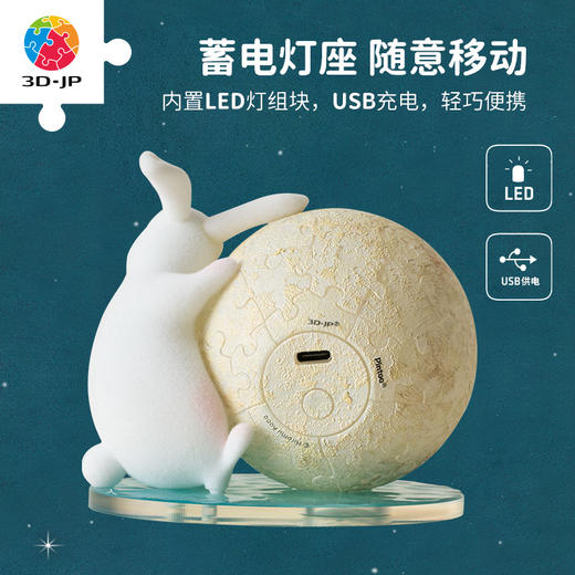 3寸61片 灯光球拼图 艺术触感系列 J1135 Hiromu Aono-为你点亮 商品图4