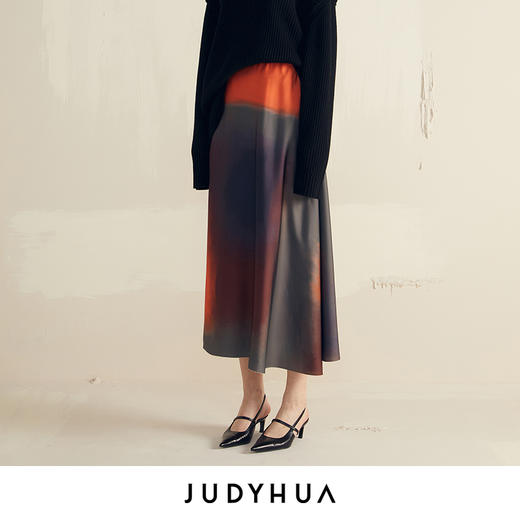 JUDYHUA 几何晕染半裙 商品图1