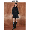 VIMAGE纬漫纪冬季新款显瘦百搭纯色短外套V2003616 商品缩略图1