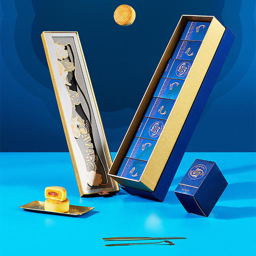 【鲜品屋】-法式鱼子酱流心月饼480g 商品图1