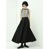 COCOBELLA黑色捏褶蓬松大摆半身长裙女高腰遮胯OL伞裙HS89 商品缩略图0