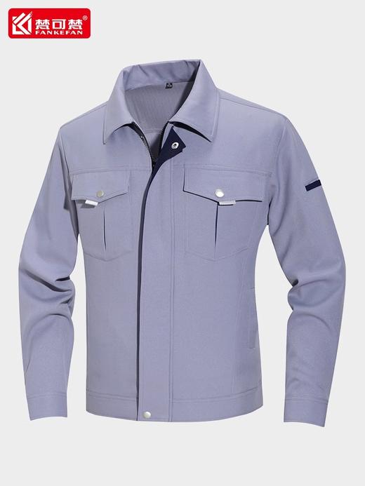 高级工作服套装男装秋冬耐磨防静电劳保厂服电力工服上衣工装定制 商品图1
