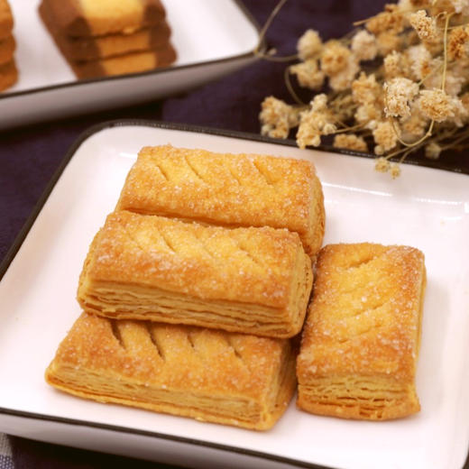 椰子千层酥100g*2袋 休闲饼干 商品图1