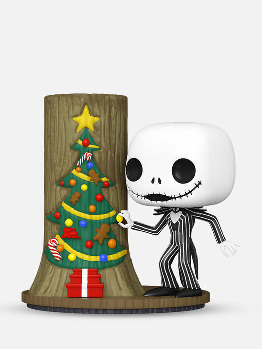 Funko POP! Deluxe 动画迪士尼圣诞夜惊魂30周年骷髅杰克与圣诞节城门手办摆件 72310 商品图3