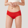 都市丽人基础系列锦泳薄透丝滑中腰平角女士内裤新年本命年红品LK32D2 商品缩略图1