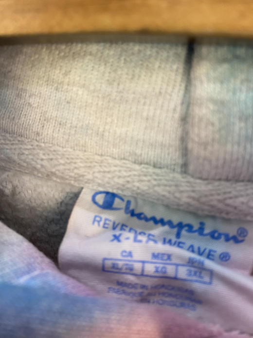 Champion 冠军 REVERSE WEAVE TIe-dyed 紮染T 北卡罗莱纳农工州立大学 连帽卫衣_HDS(XL) 商品图2