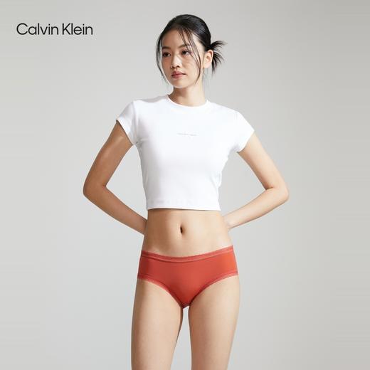 【海南专供价】CKU新款女士性感蕾丝拼接防夹臀半包臀三角内裤QD3767 商品图1