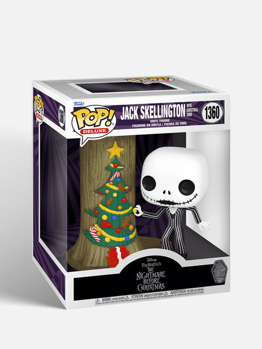 Funko POP! Deluxe 动画迪士尼圣诞夜惊魂30周年骷髅杰克与圣诞节城门手办摆件 72310 商品图4