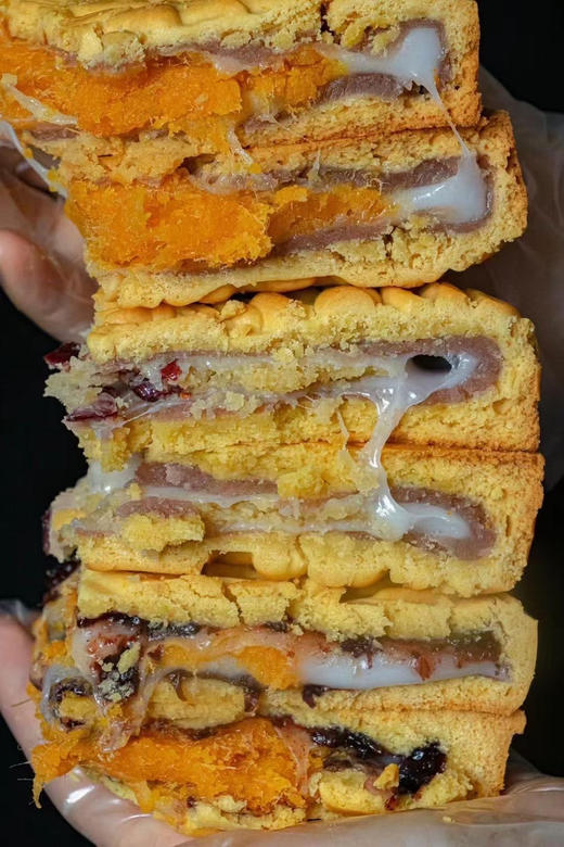 芋泥麻薯咸蛋黄大团圆月饼（一斤装） 商品图2