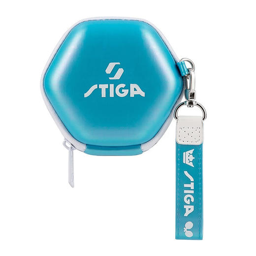 Stiga斯帝卡乒乓球盒CP-9T幻彩乒乓球球盒4只装乒乓球收纳盒便携小球盒乒乓球包皮革装饰  3色可选 商品图2