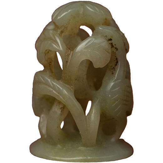 清 玉雕仙鹤炉鼎 商品图5